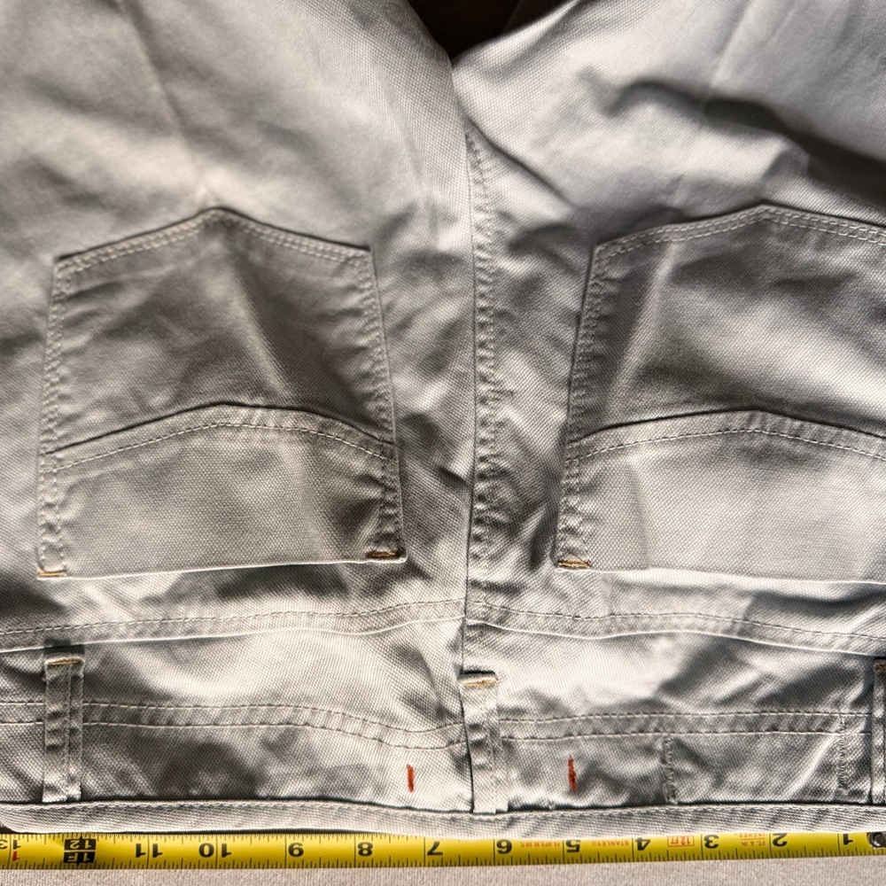 NWT Light Gray Blue Flare from a London Boutique years ago High Quality Denim - Picture 5 of 7